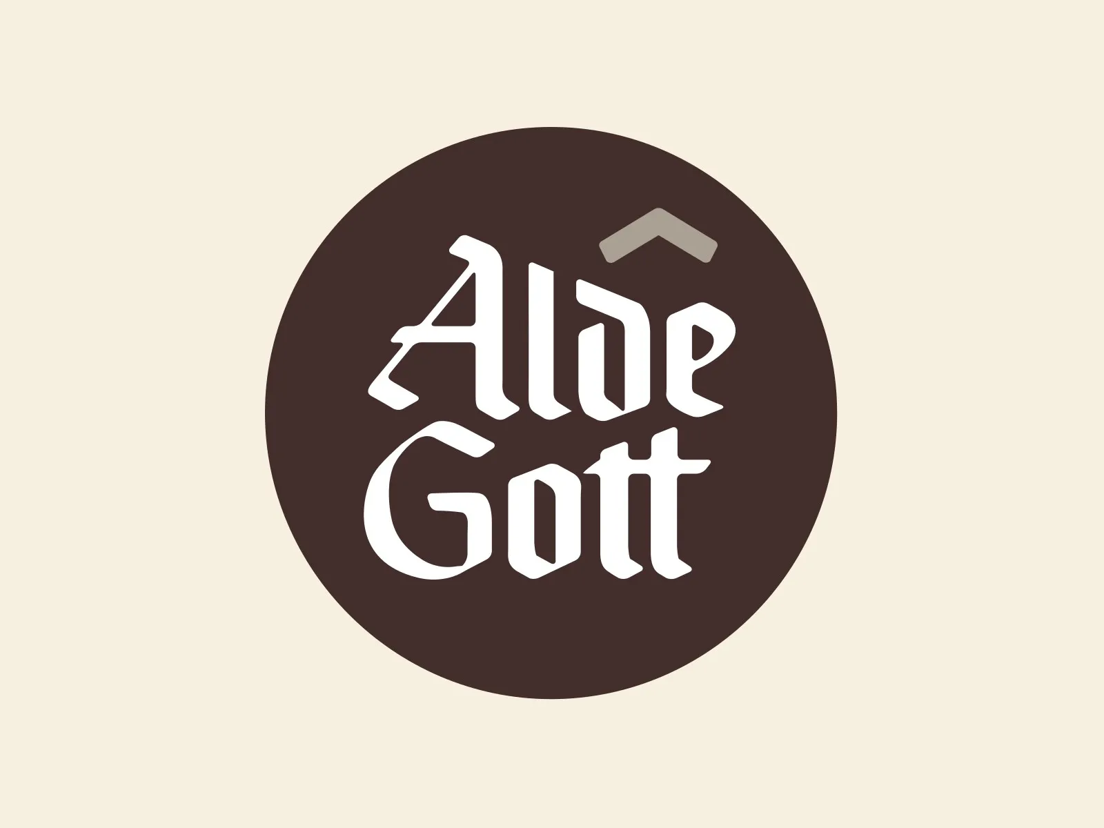 Alde Gott: Winzergenossenschaft aus dem Schwarzwald — Logo auf Markenfläche